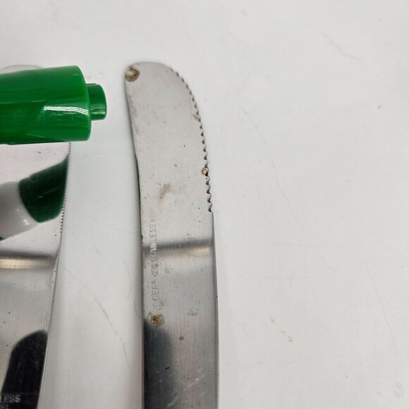 International Dinner Butter Knives Cape Cod Modern Flatware Stainless Steel 6 pc - Picture 4 of 7